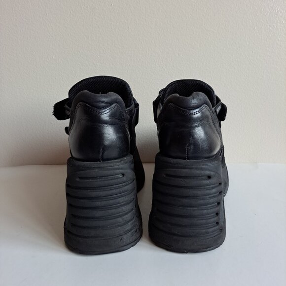Destroy Vintage Rare Platform Black Shoes Boots Size 36 / US 6 - Picture 11 of 16